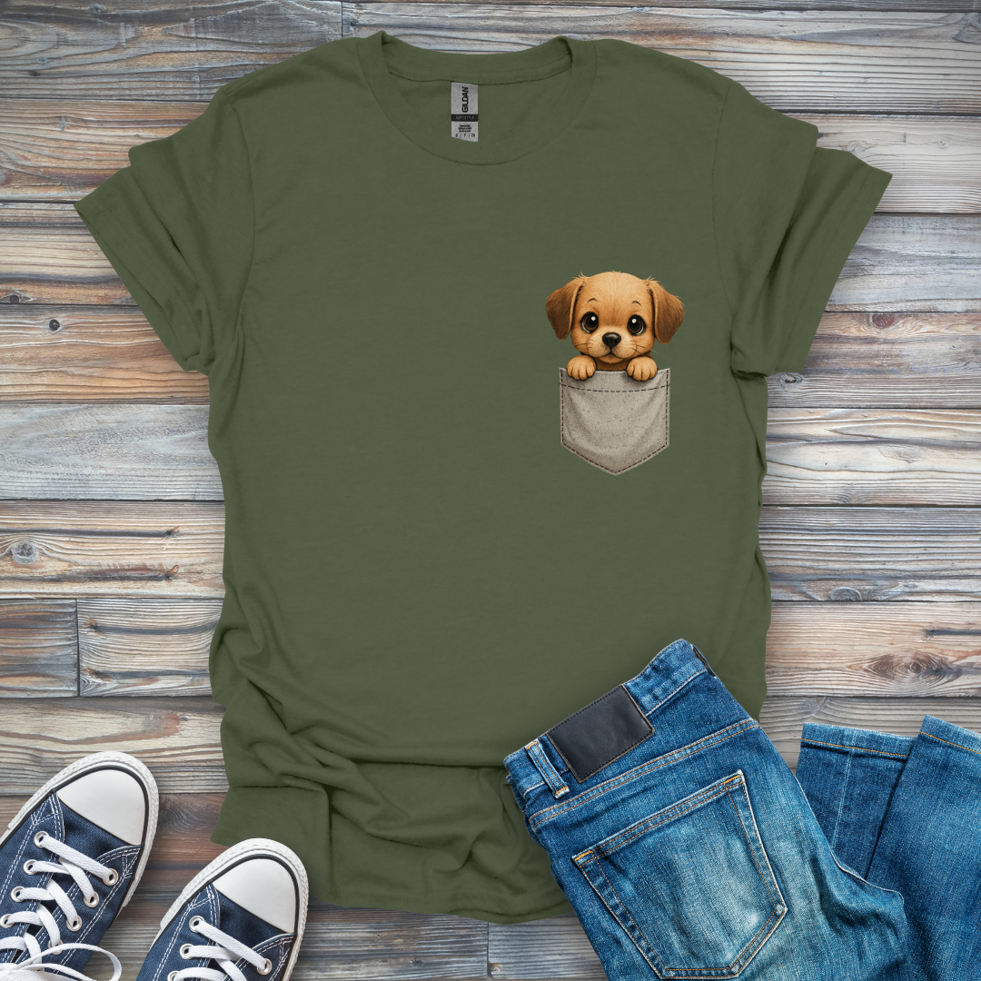 Cute Pocket Puppy T-Shirt