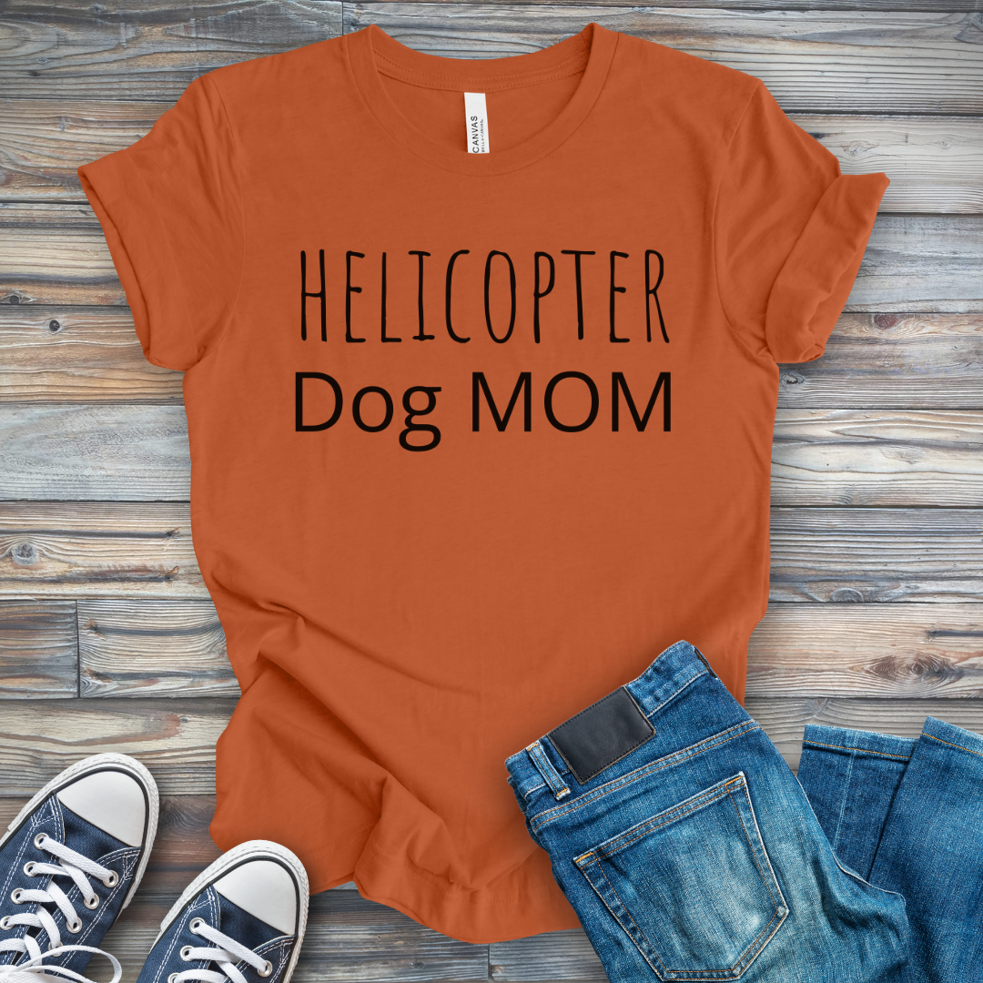 Helicopter Dog Mom T-Shirt