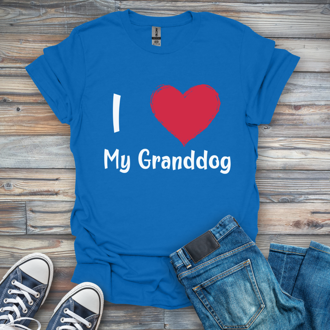 I Heart My Granddog T-Shirt