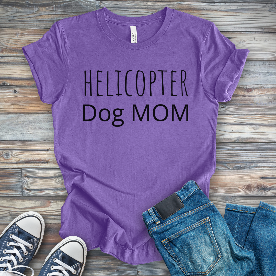 Helicopter Dog Mom T-Shirt