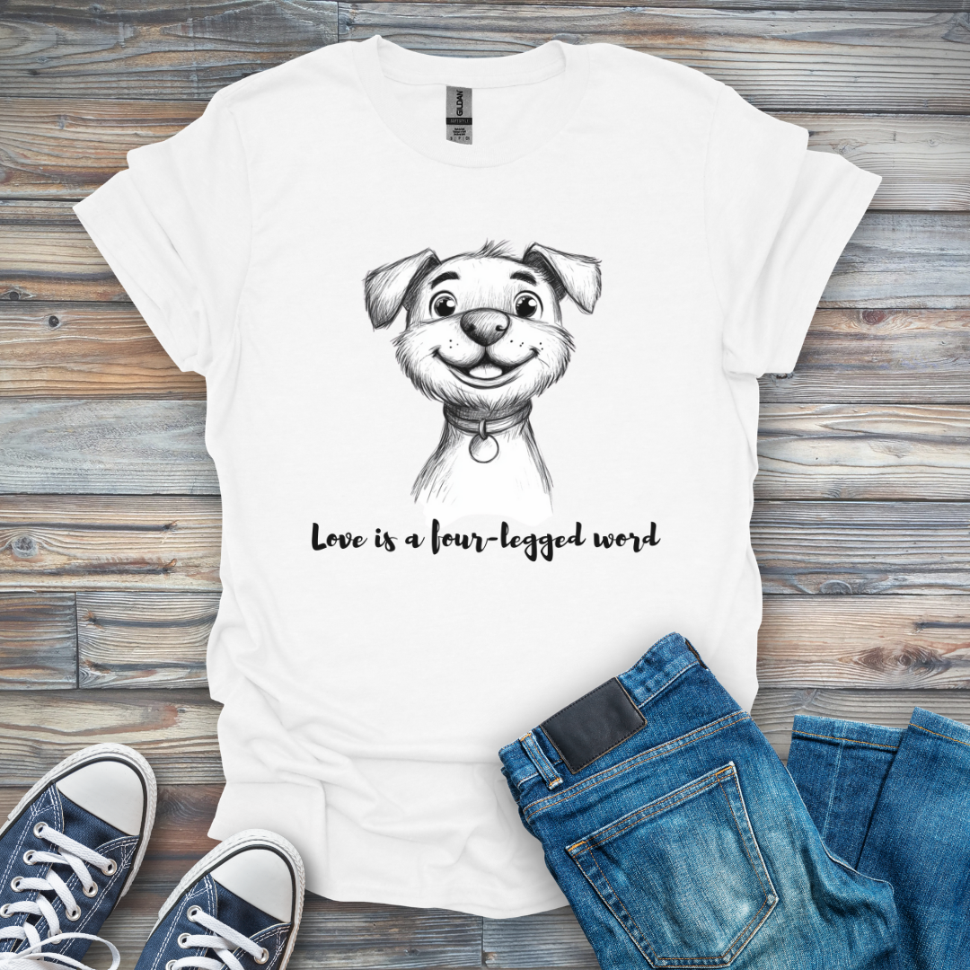 Love Is a Four-Legged Word T-Shirt
