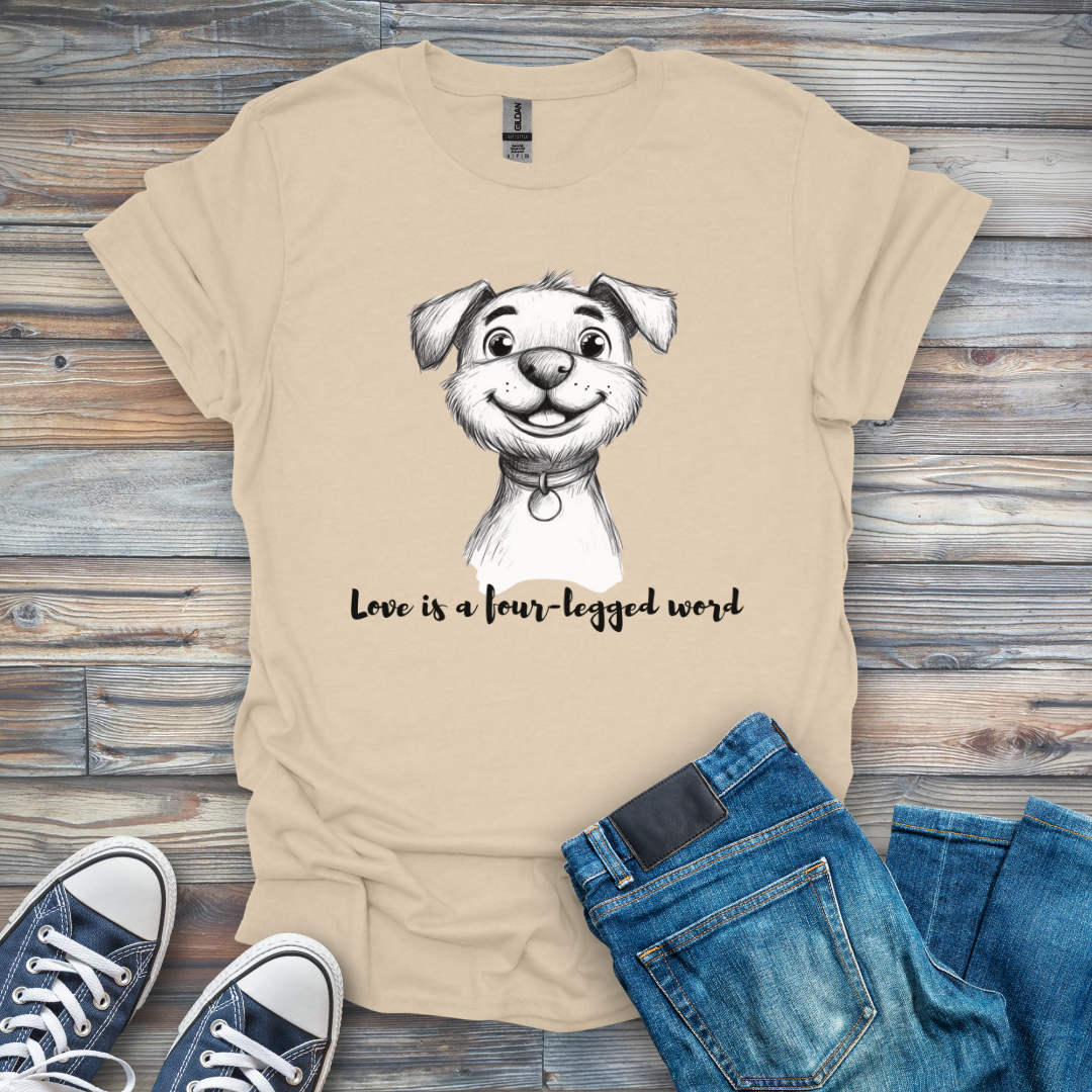Love Is a Four-Legged Word T-Shirt