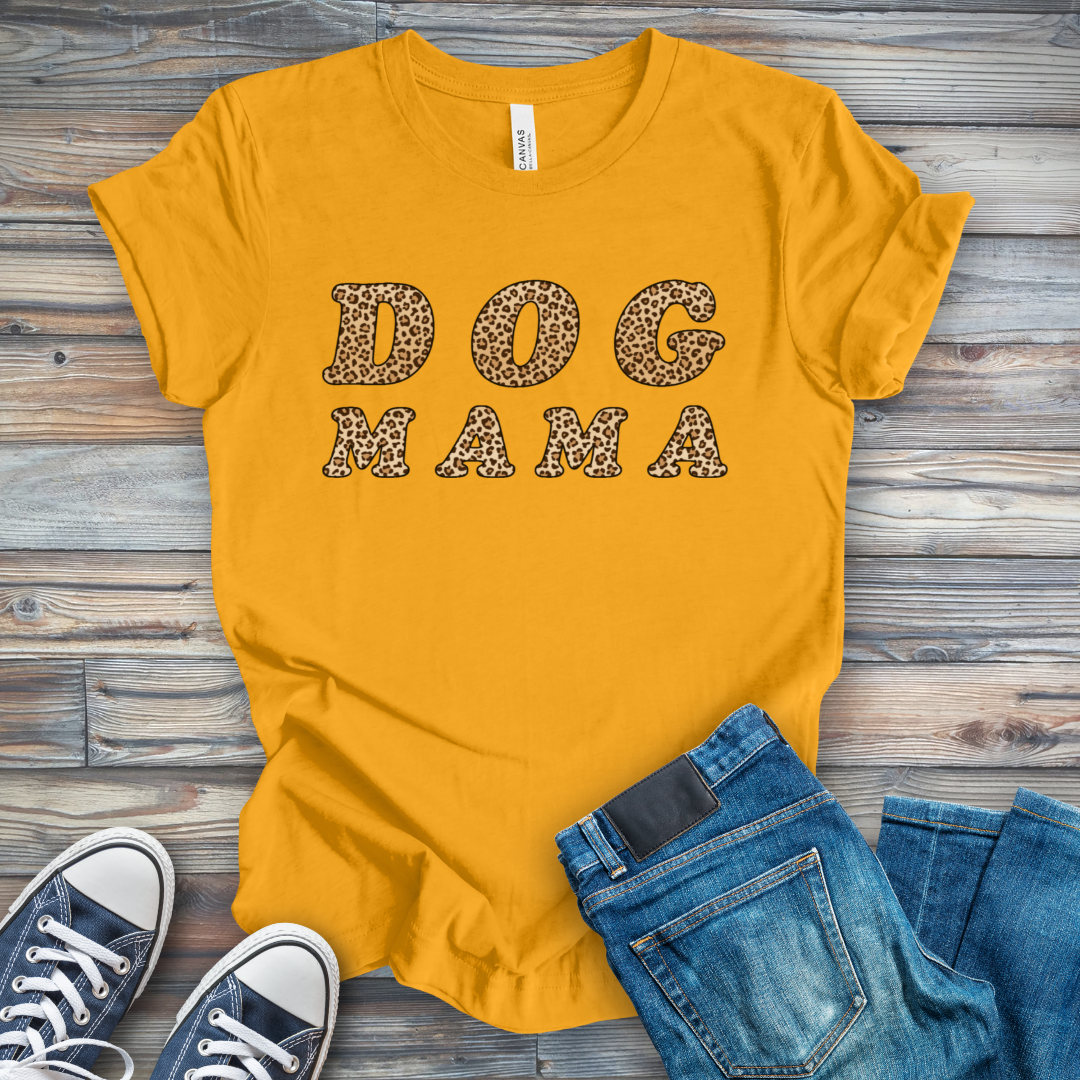 Leopard Dog Mama T-Shirt