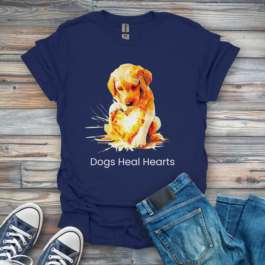 Dogs Heal Hearts T-Shirt