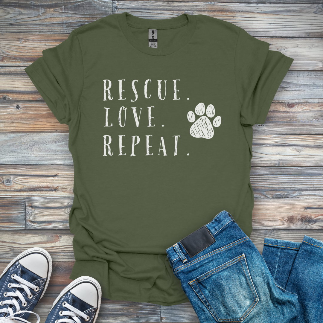 Rescue Love Repeat T-Shirt