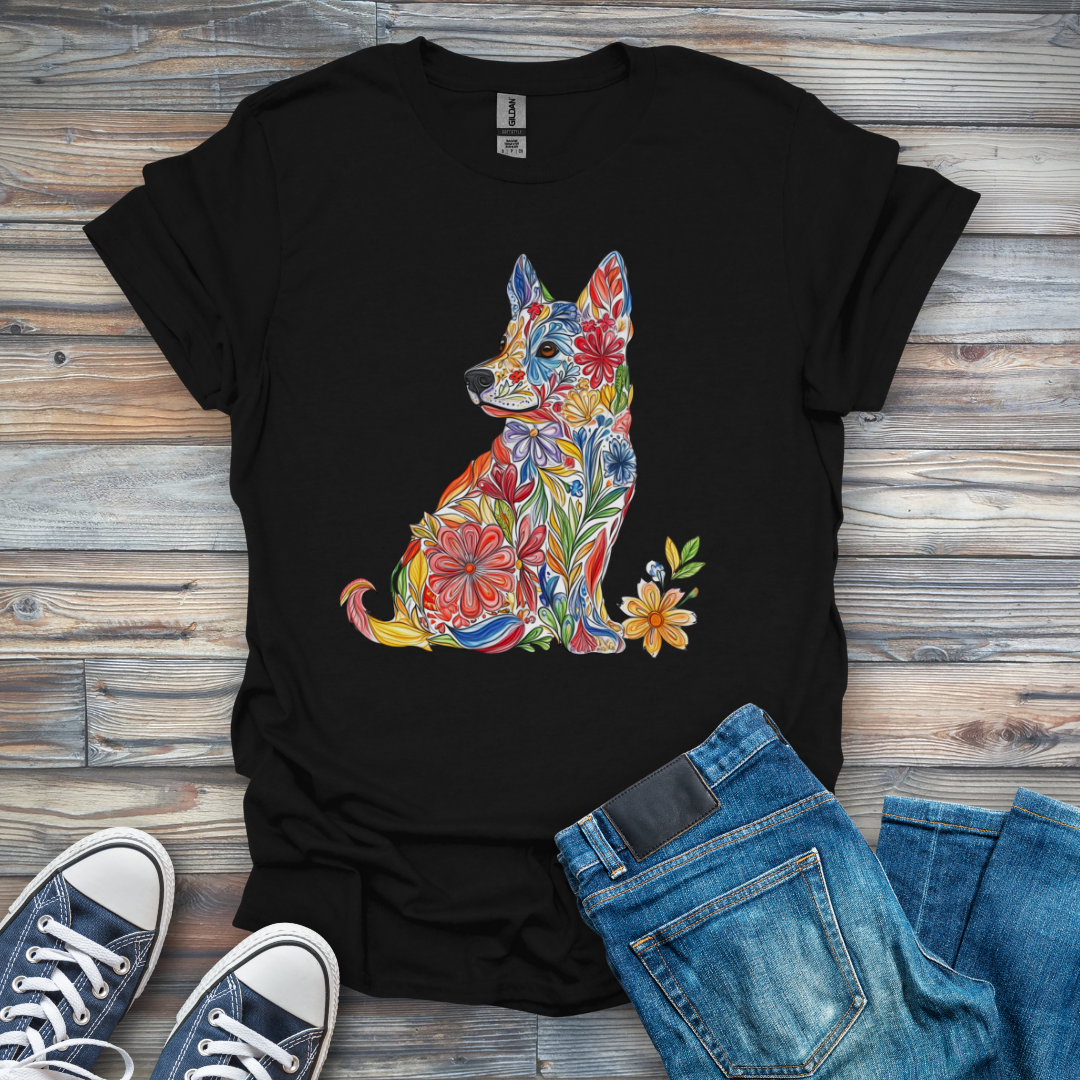 Flower Pup T-Shirt