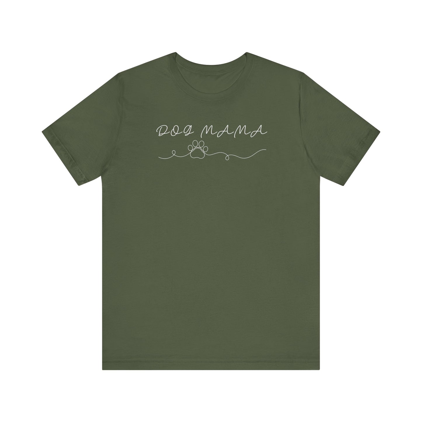 Dog Mama Single Line T-Shirt