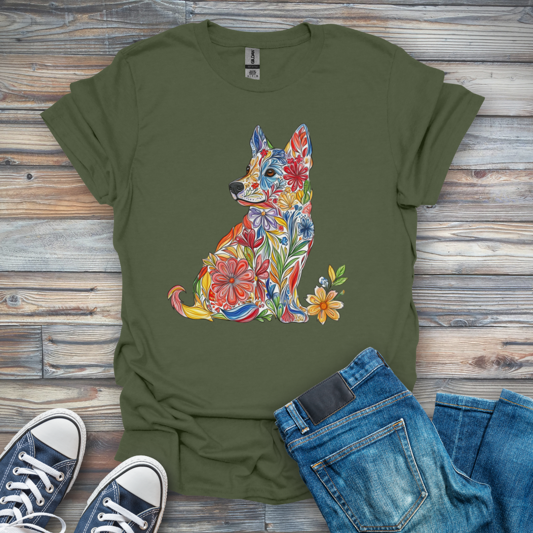 Flower Pup T-Shirt