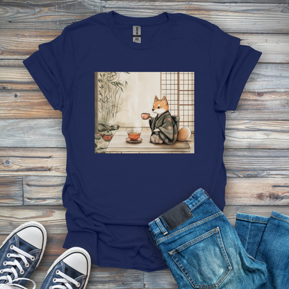 Tea with Shiba Inu T-Shirt