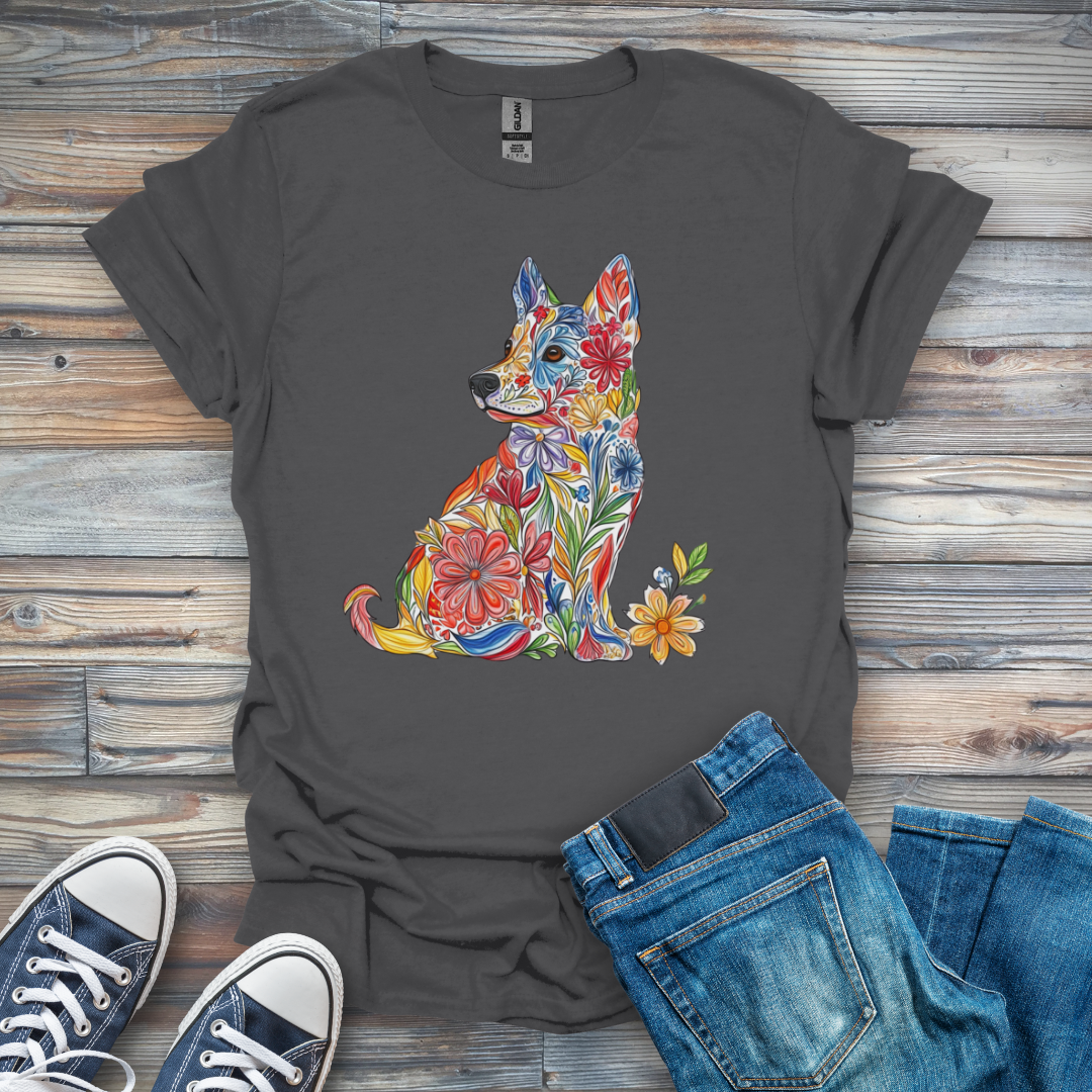 Flower Pup T-Shirt
