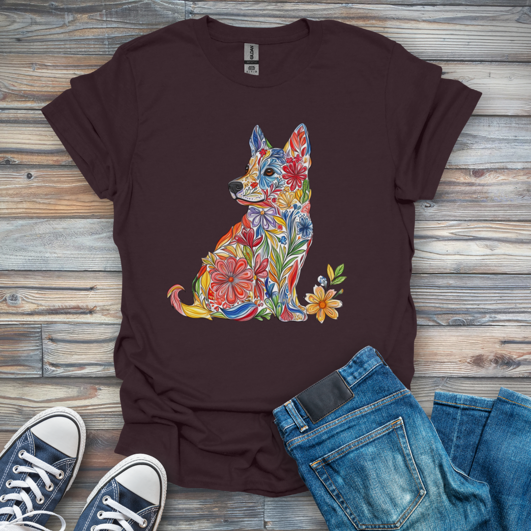 Flower Pup T-Shirt
