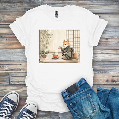Tea with Shiba Inu T-Shirt
