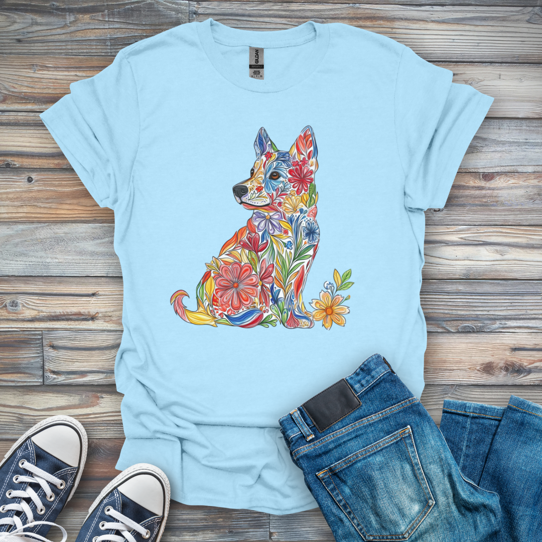 Flower Pup T-Shirt