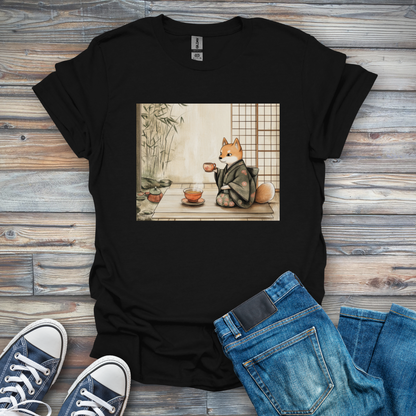 Tea with Shiba Inu T-Shirt
