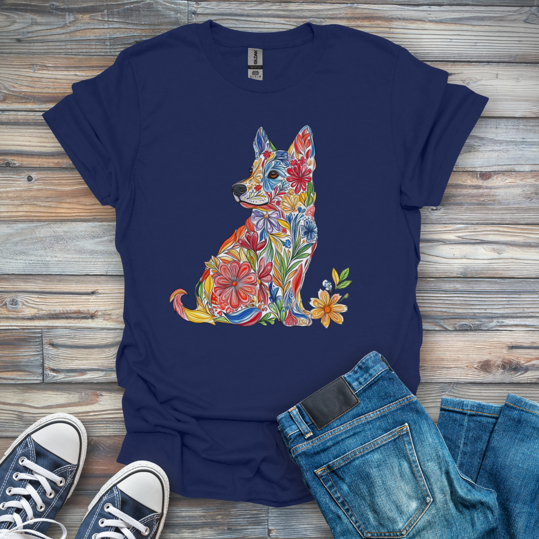 Flower Pup T-Shirt