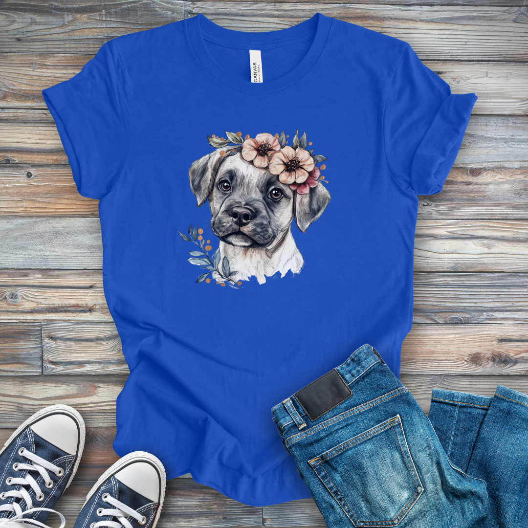 Flower Puppy T-Shirt