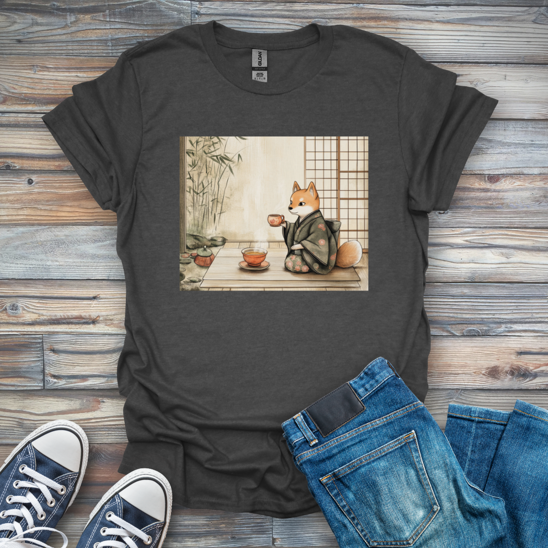 Tea with Shiba Inu T-Shirt
