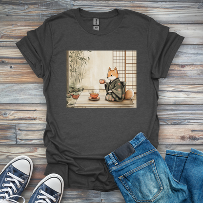 Tea with Shiba Inu T-Shirt