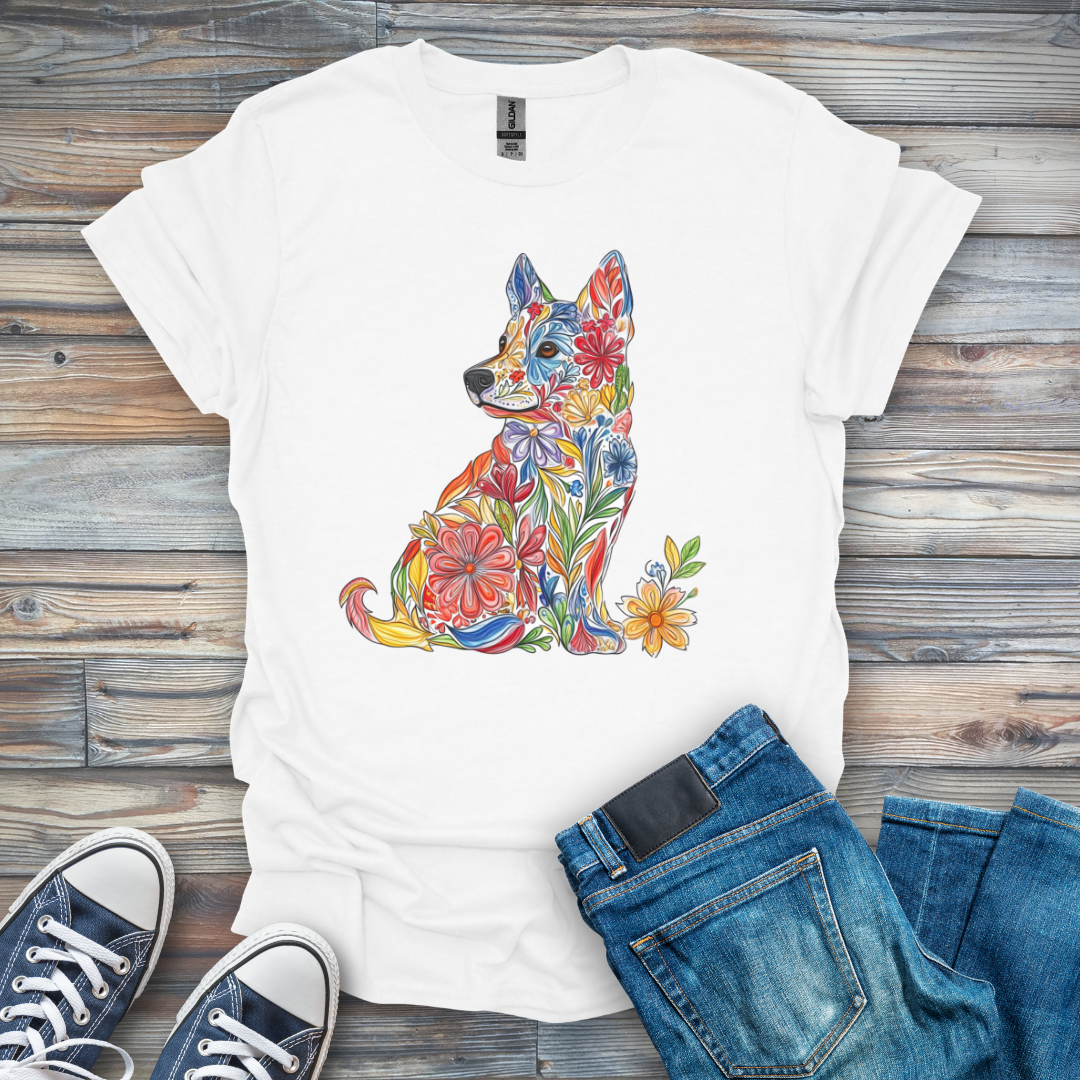 Flower Pup T-Shirt